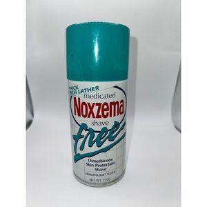 Discontinued Noxzema Medicated Shave Cream FREE‎ 11oz Can Sensitive Skin Vintage